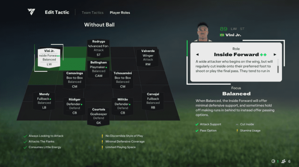 Player Roles in EA SPORTS FC 25