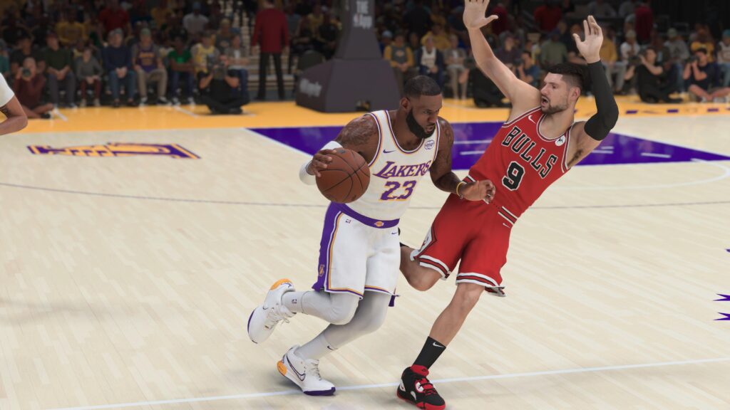 درگیری فیزیکی دو بازیکن در NBA 2K25